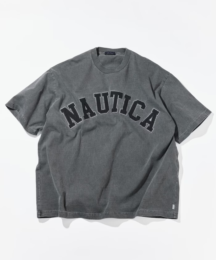【代購】Nautica JP Pigment Dyed Arch Logo S/S Tee 水洗Logo短袖 5色