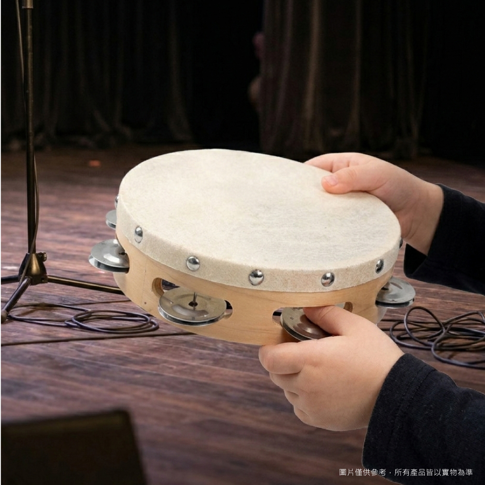 HOASEN HOASEN / HTW 系列 羊皮木框 雙排鈴鼓 第 2 張圖片｜三峽鼓 / 打擊