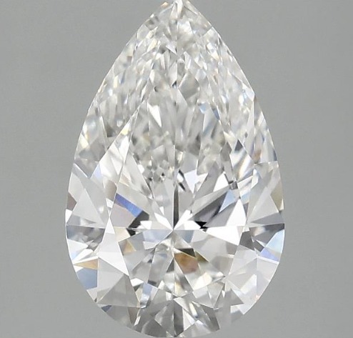 VX030 E030 PEAR F Colour 1.89ct VS1 LG758536127(Lab Grown Diamond)(可配對E029做耳環)