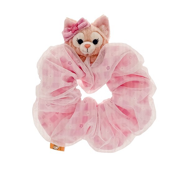 玲娜貝兒 LinaBell 絨毛大頭 紗質 造型 髮束 大腸圈 髮飾 -香港迪士尼樂園