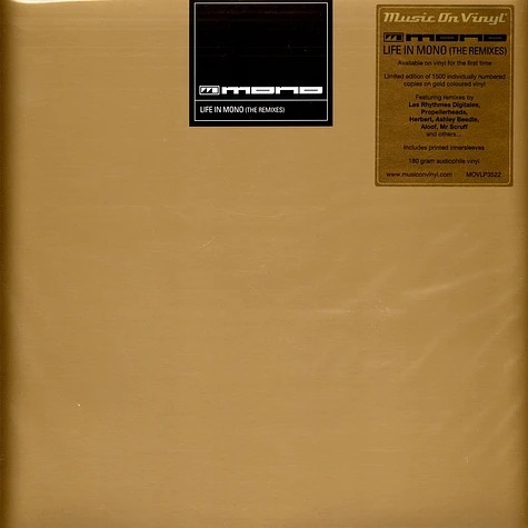 Mono《Life In Mono The Remixes》（金膠2LP）