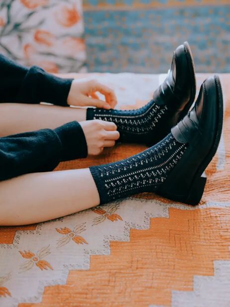 [預購]靴下屋  蕾絲短襪