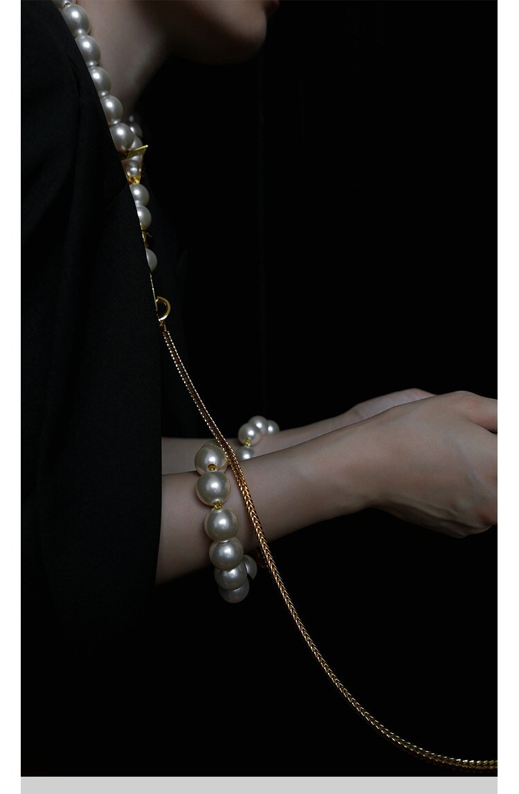 UPKO 濕漉漉的眼 珍珠系列 牽引鏈 珍珠項圈 珍珠手環 珍珠腳環