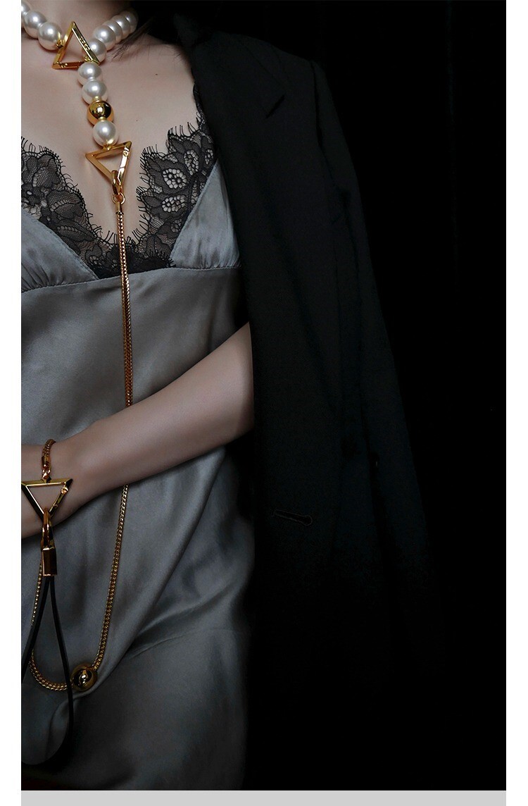 UPKO 濕漉漉的眼 珍珠系列 牽引鏈 珍珠項圈 珍珠手環 珍珠腳環