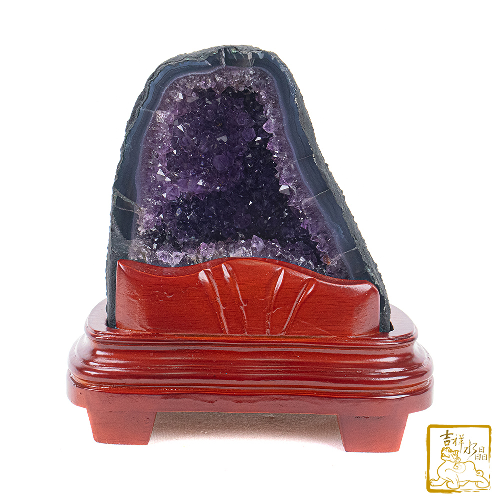 巴西紫水晶洞 2.65kg 聚錢水