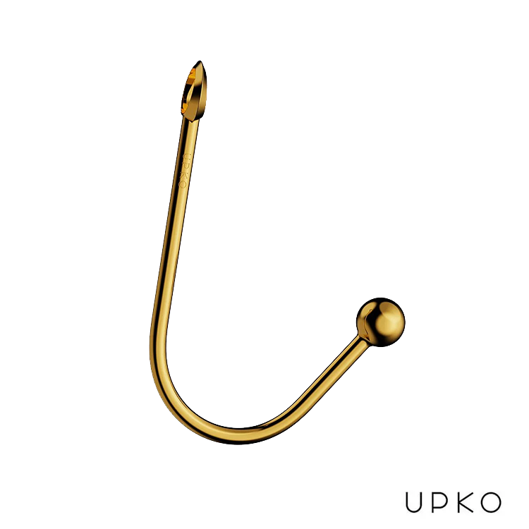 UPKO 夜伴金屬彎鉤肛鉤 金屬肛鉤 高級肛塞 upko肛塞