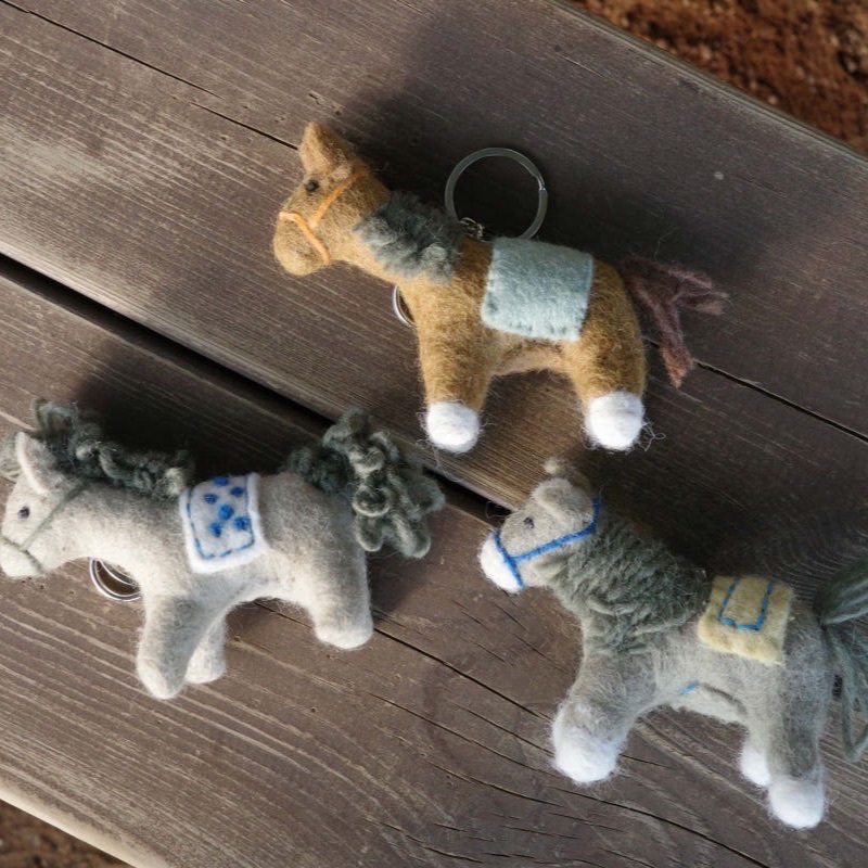 濟州限定羊毛氈 馬年吊飾