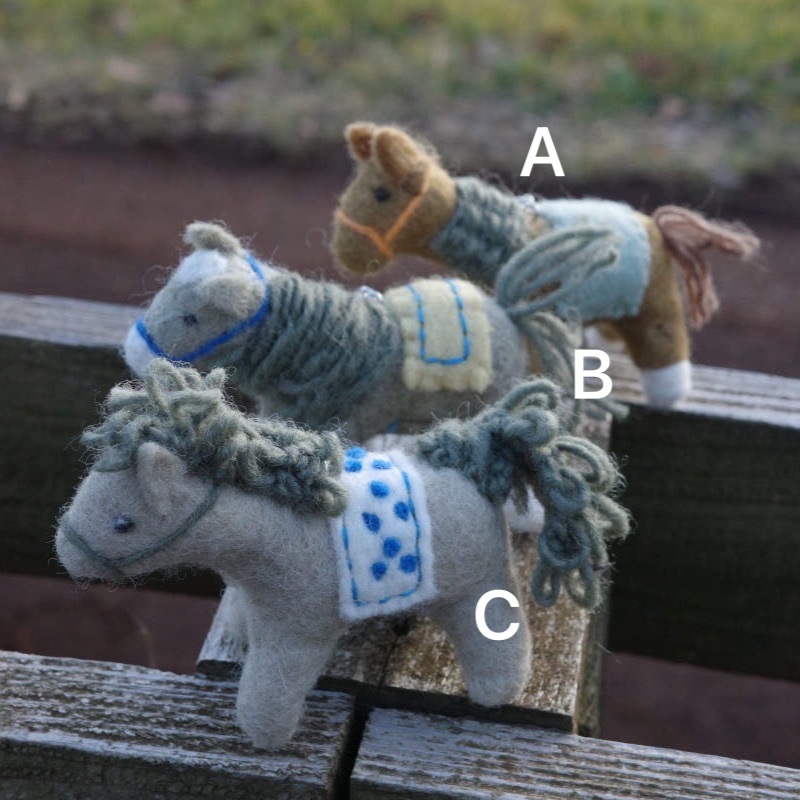 濟州限定羊毛氈 馬年吊飾