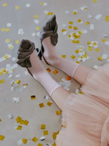 [預購] 靴下屋 亮絲1×1羅紋襪