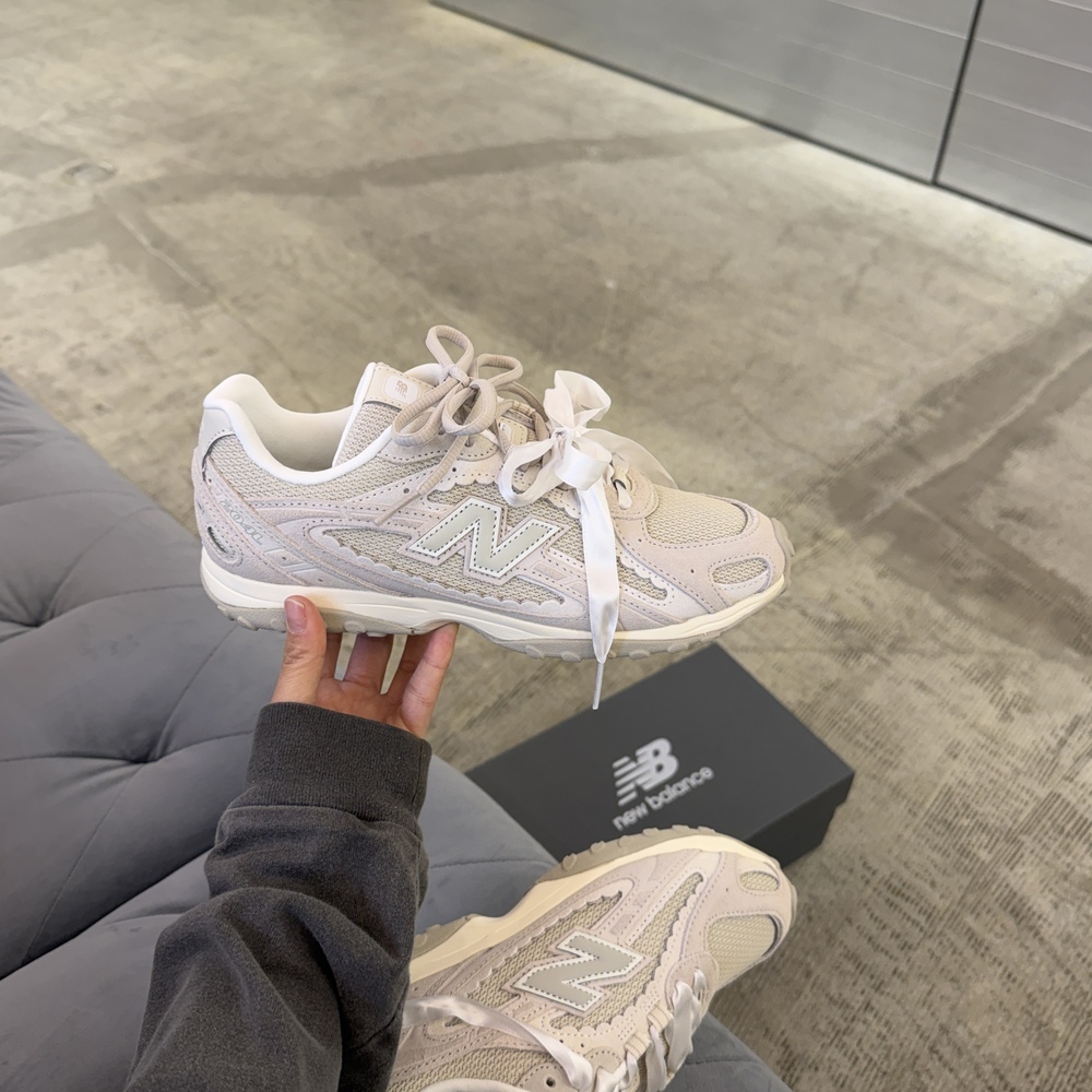 New Balance 204L 張員瑛同款 花花邊 緞帶鞋帶 米色 miumiu 復古鞋 U204L2SZ