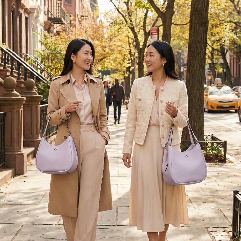 【預購】KATE SPADE H030211 大號三層收納單肩包