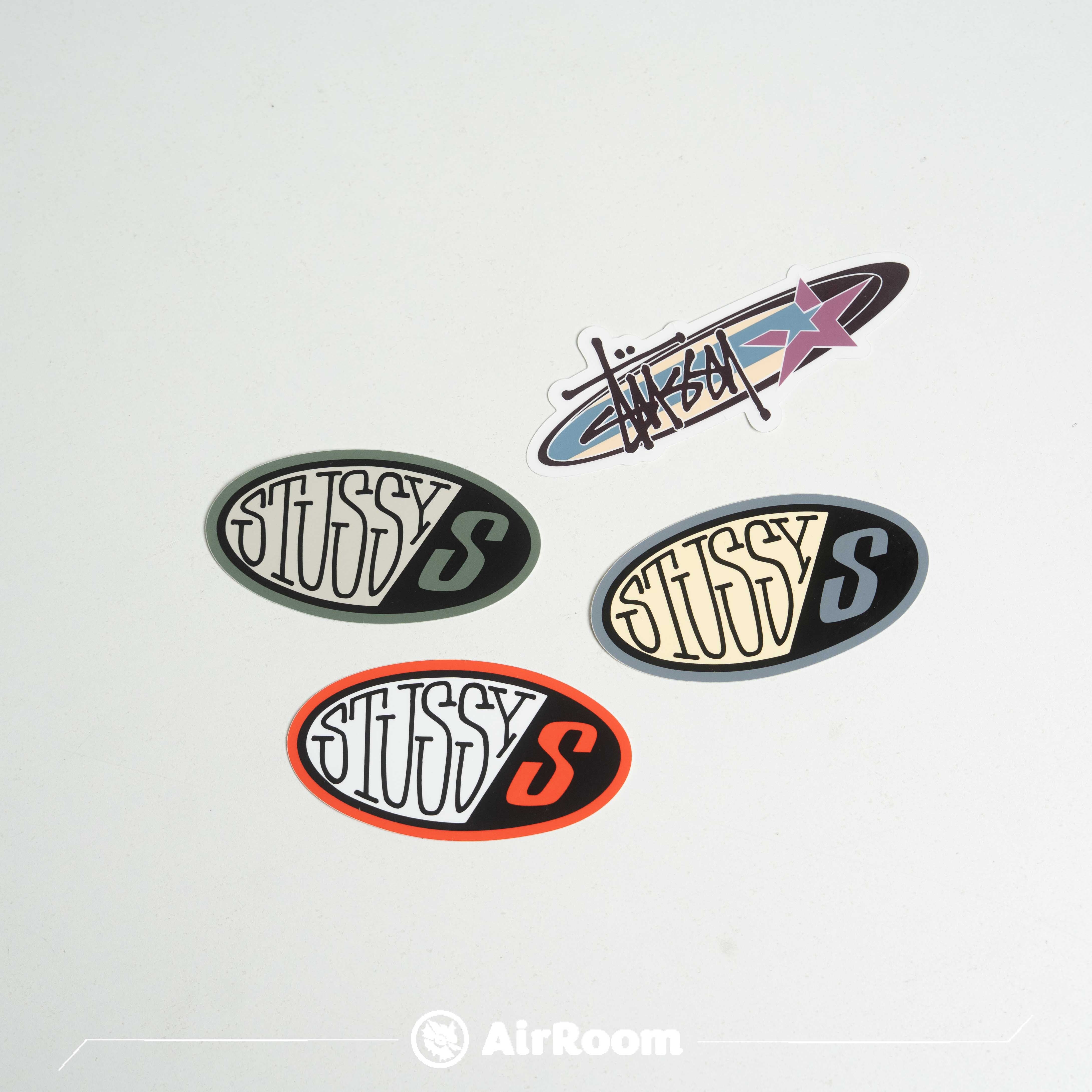 2026SS STUSSY 橢圓 Logo 貼紙 現貨