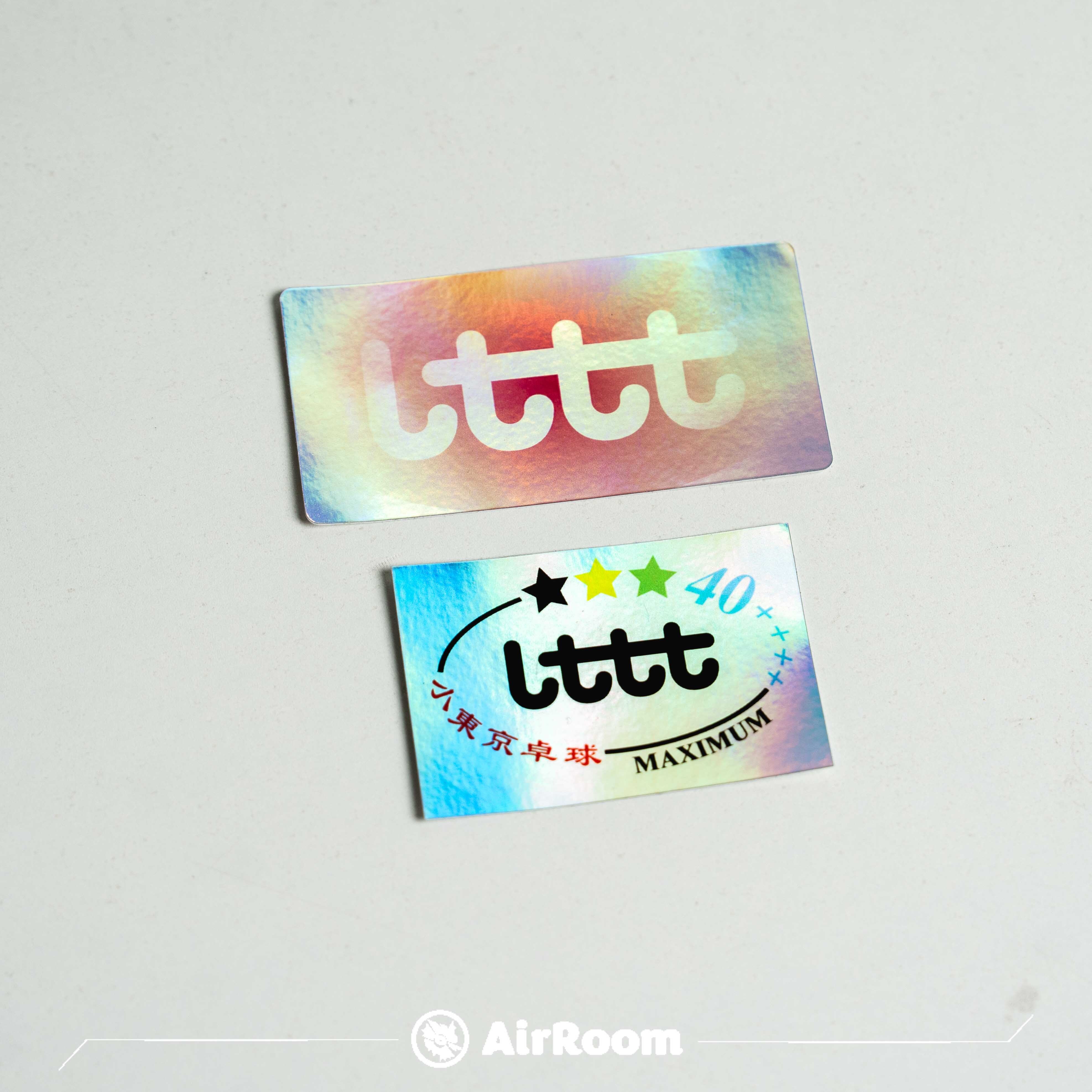 2026SS Lttt 小東京桌球 Logo 貼紙 現貨 漸變效果