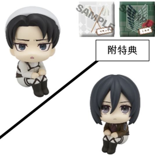 「ACG.GO」「預購」[LOOK UP]《進擊的巨人》里維 (打掃服 ver.) & 米卡莎·阿加曼[附特典][PB]