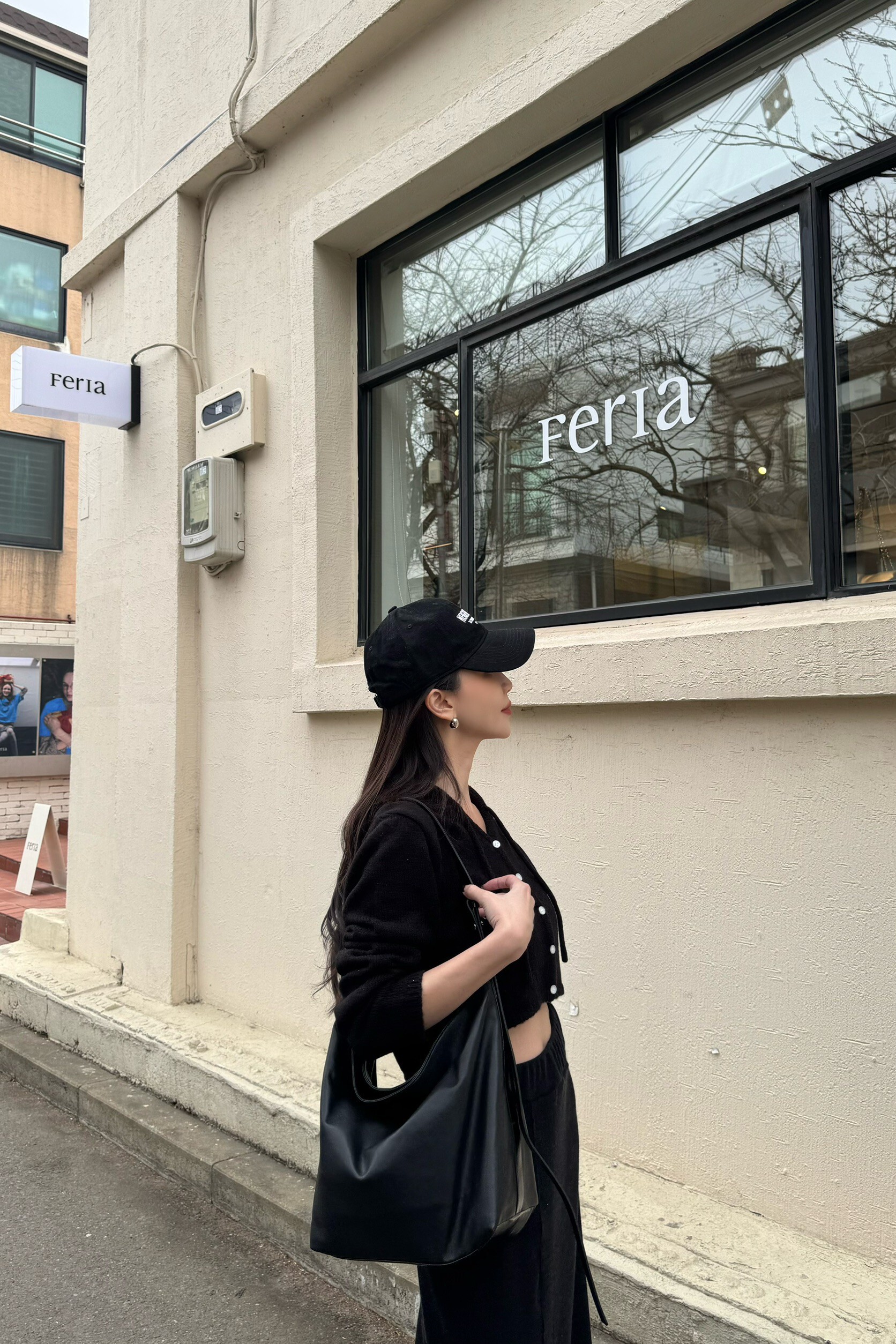 (現貨)🇰🇷#AL120 短版連帽外套上衣(米/灰/黑)