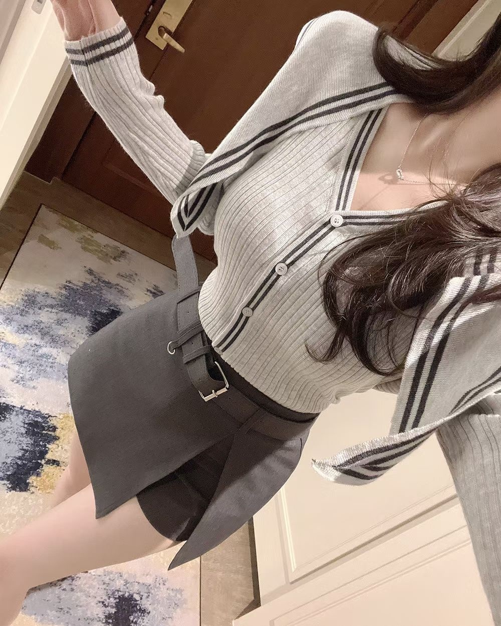 微風無邊 (上衣+褲裙)