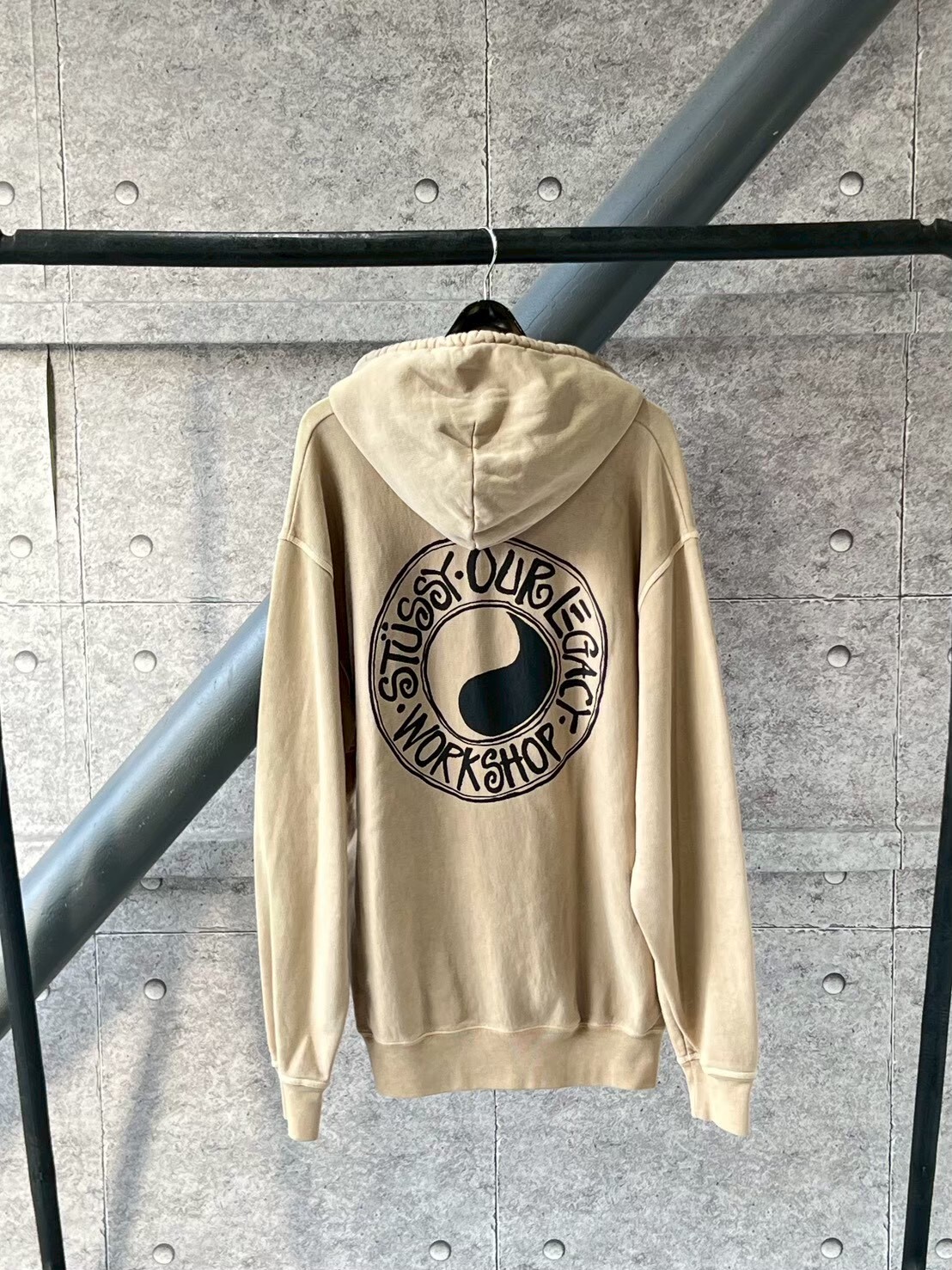 STUSSY x OUR LEGACY WORK SHOP BUANA HOODIE 雙面太極Logo 帽T
