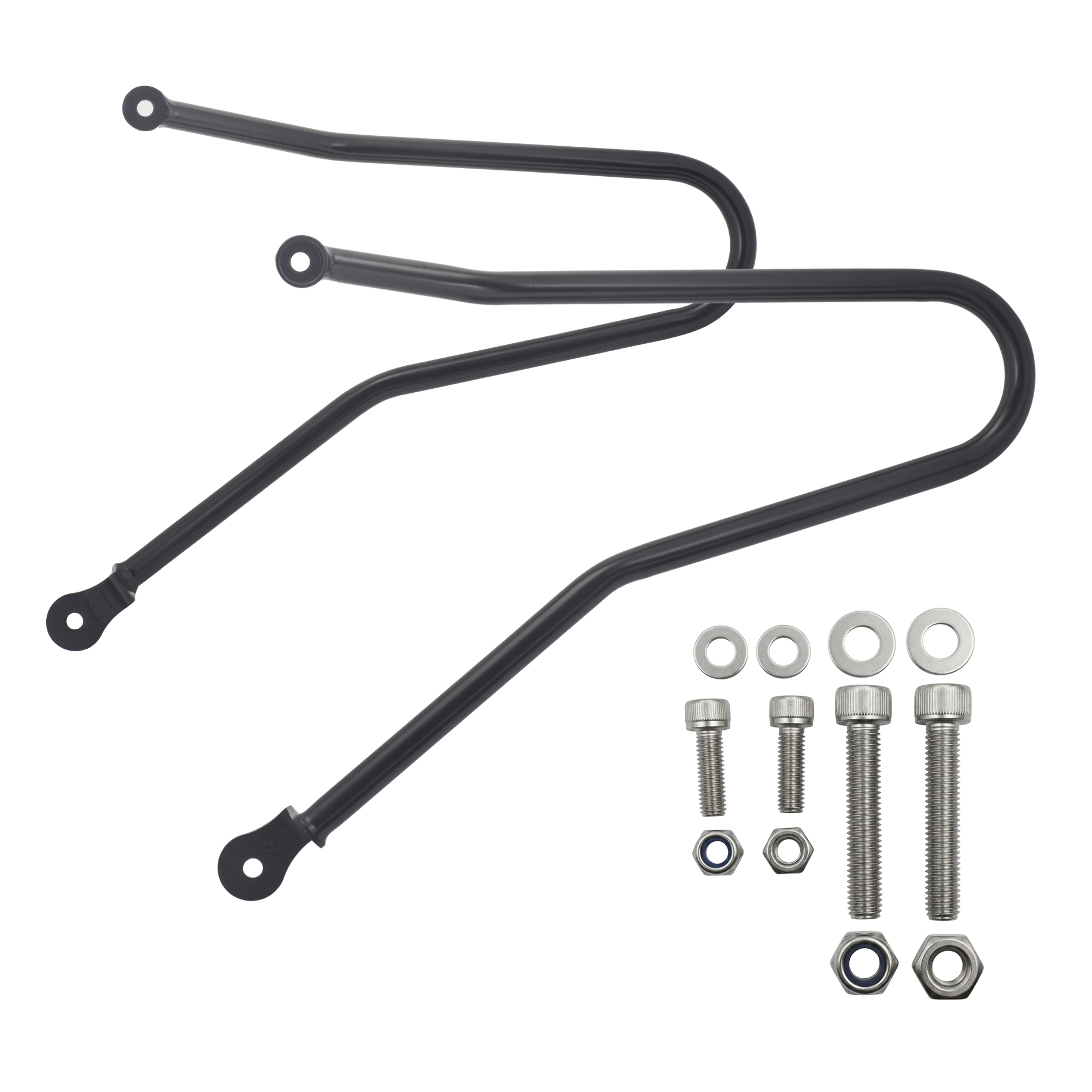 Motone 皇家 Super Meteor 650專用 側包架 - 黑