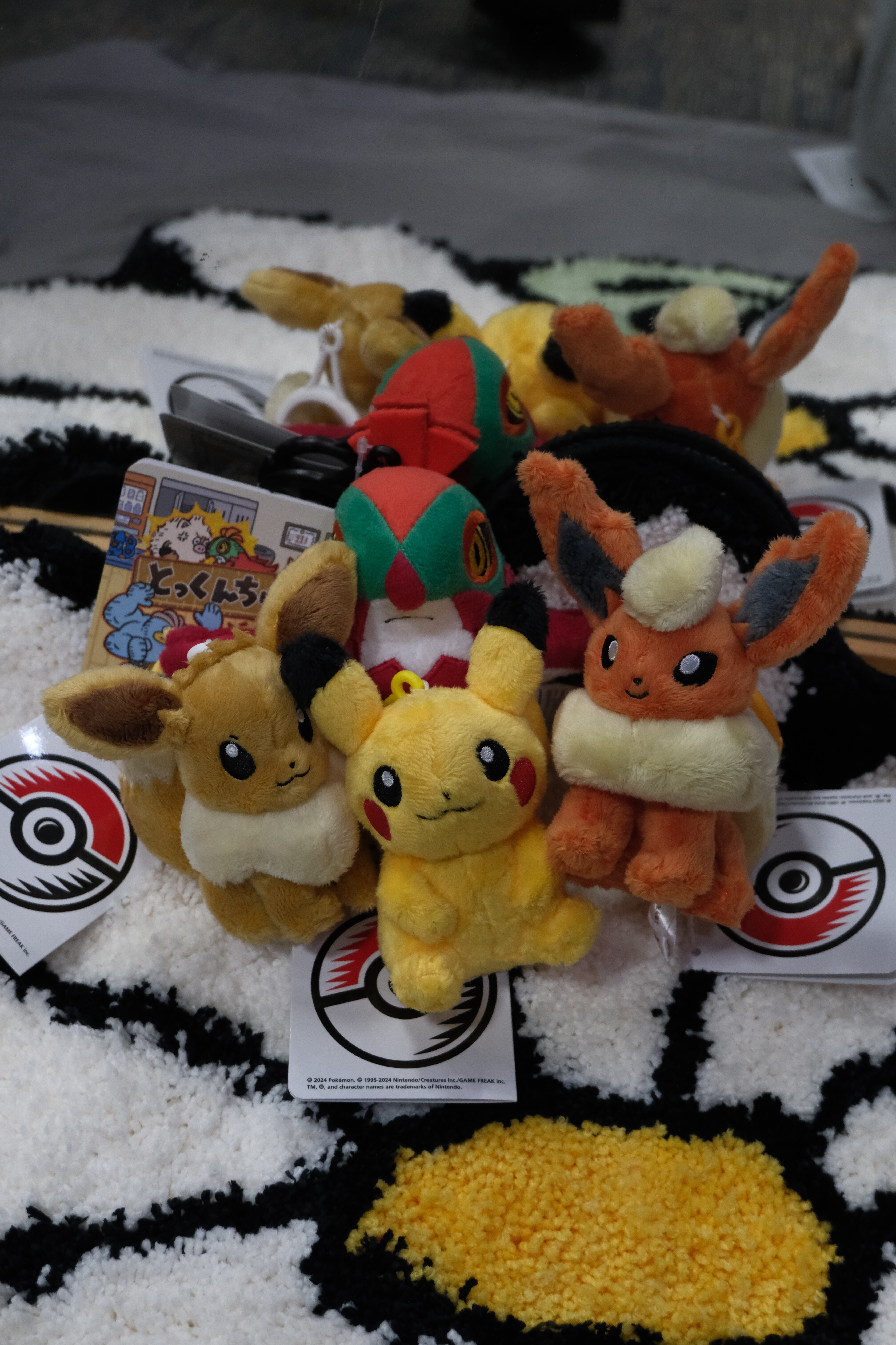 日本限定 寶可夢中心 皮卡丘/伊布/火伊布/摔角鷹人 吊飾