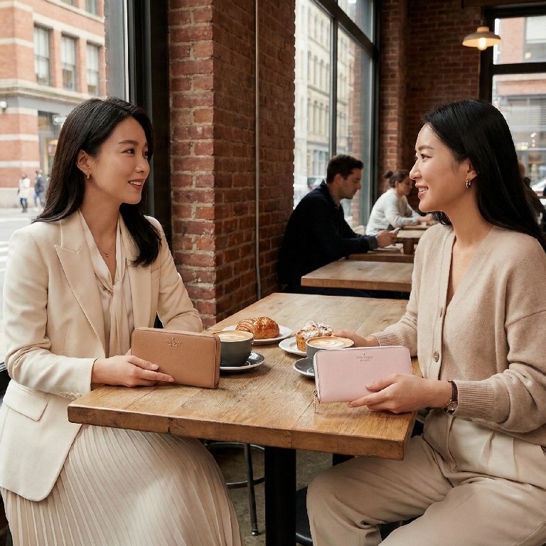 【預購】KATE SPADE H030217 大號全拉鍊長銀包