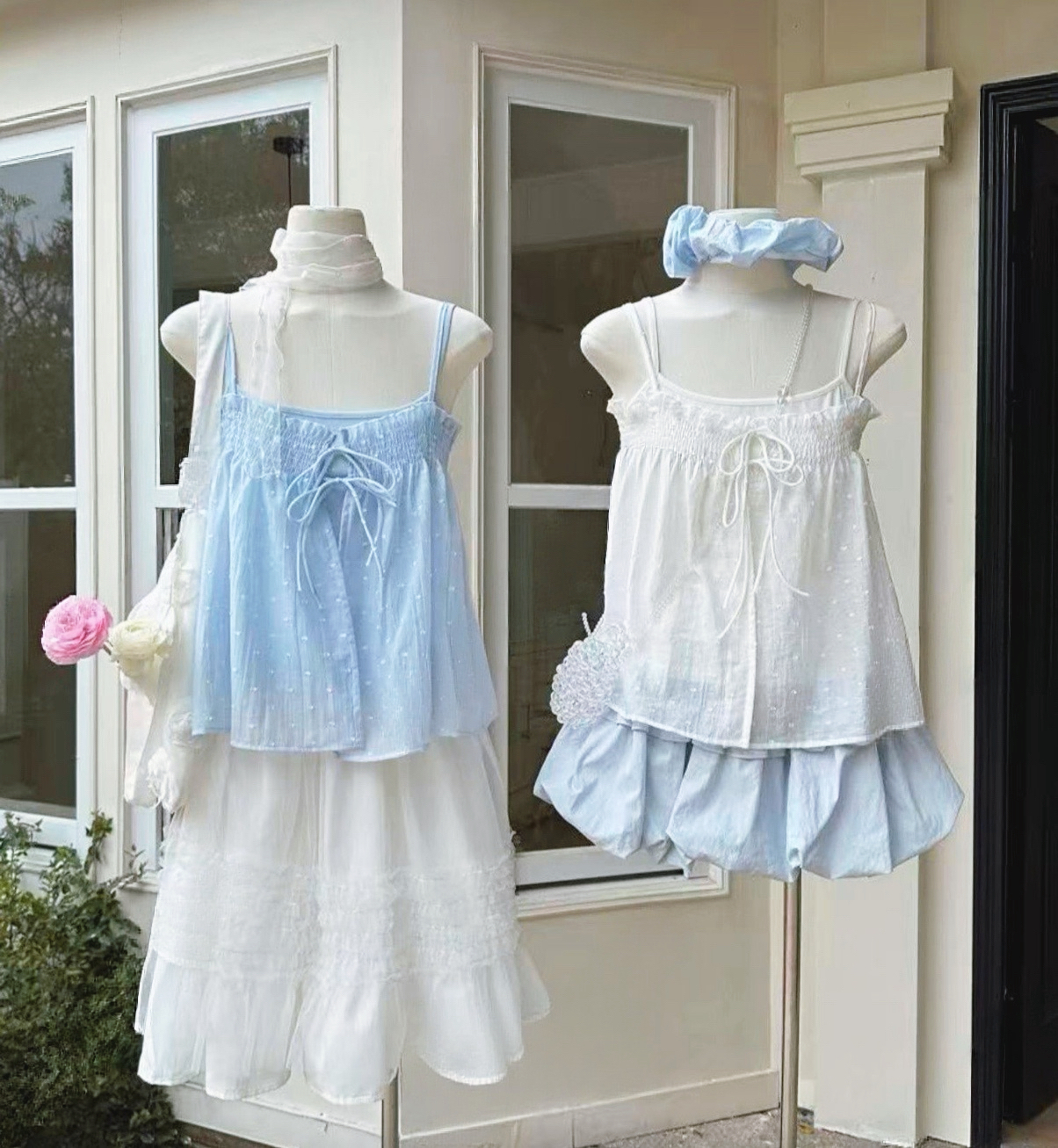 [2026新款] 美人魚波點疊層背心🧜🏻‍♀️