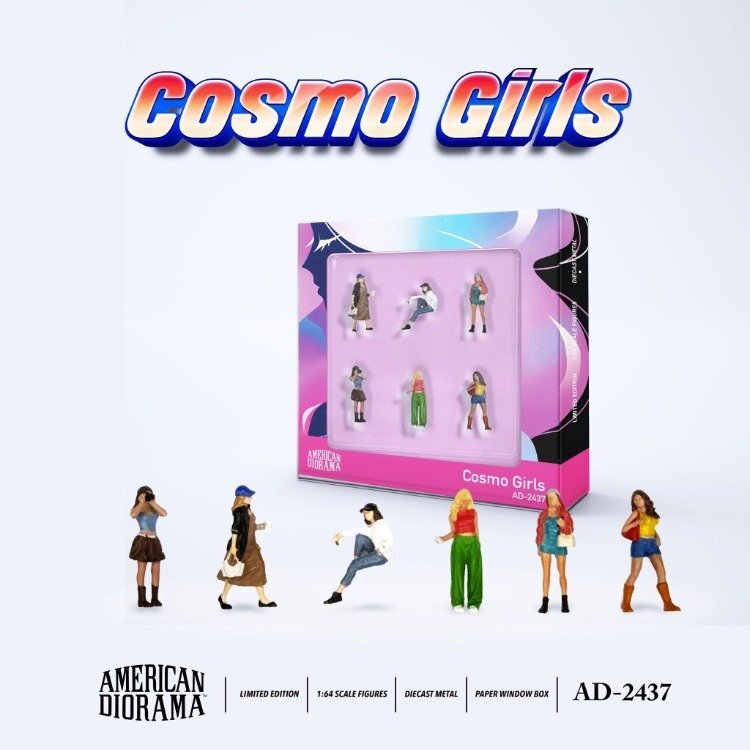 American Diorama 1:64 人偶套裝 Cosmo Girls 宇宙女孩