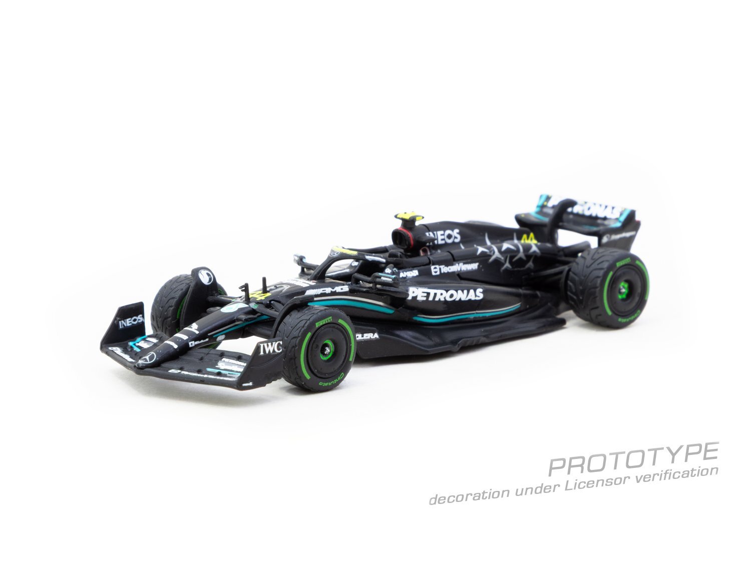 Tarmac Works Mercedes-AMG F1 W14 E Performance 2023摩納哥大獎賽 Lewis Hamilton