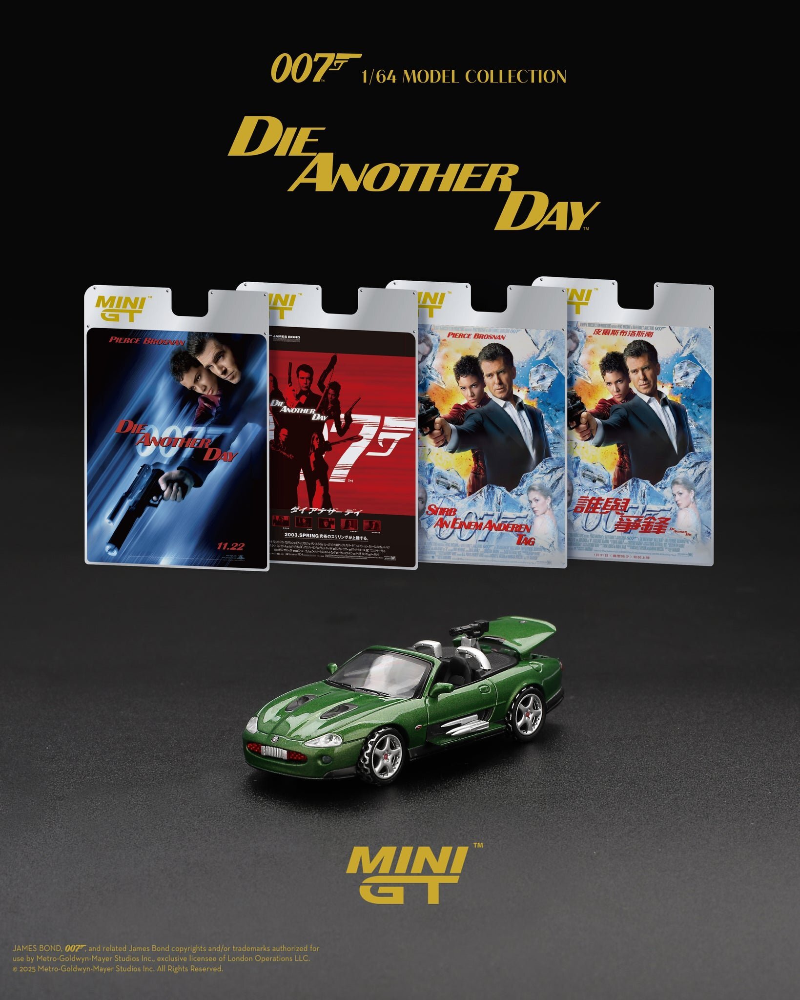 Mini GT 1/64 Jaguar XKR《明日帝國》英國包裝