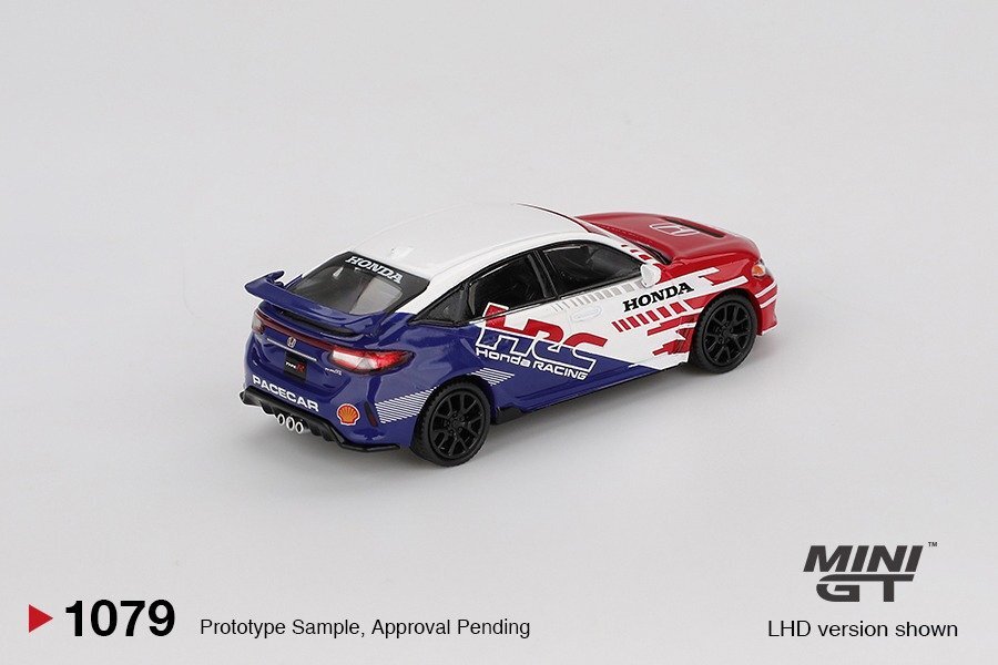 Mini GT 1/64 Honda Civic TYPE R 2024 HRC 安全車