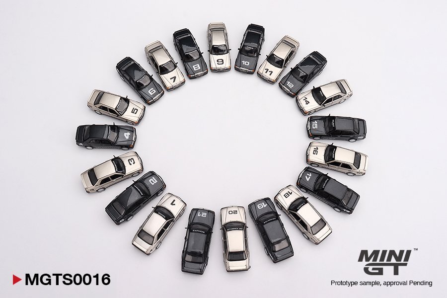 Mini GT 1/64 1984紐伯林冠軍賽套裝 限量5000套