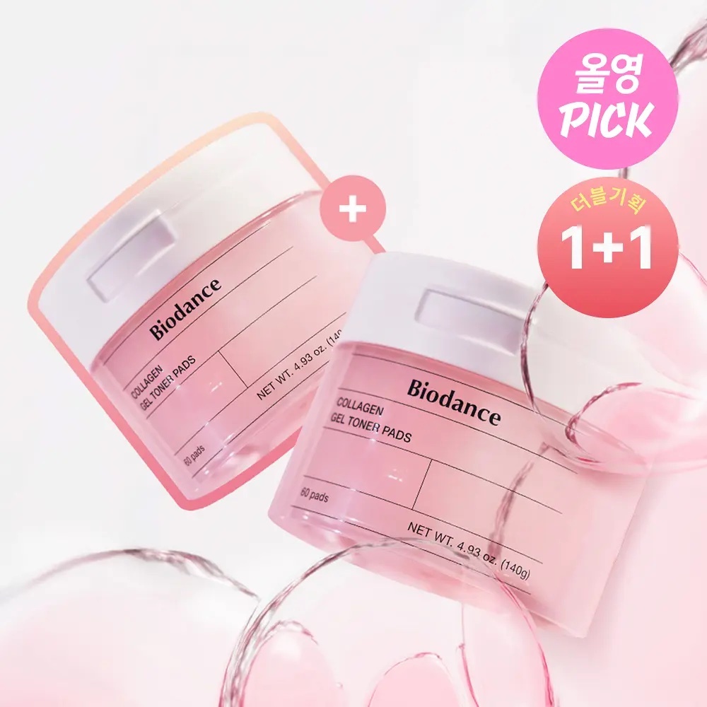《olive young 連線》BIODANCE Bio Collagen Gel Toner Pads 60+60p