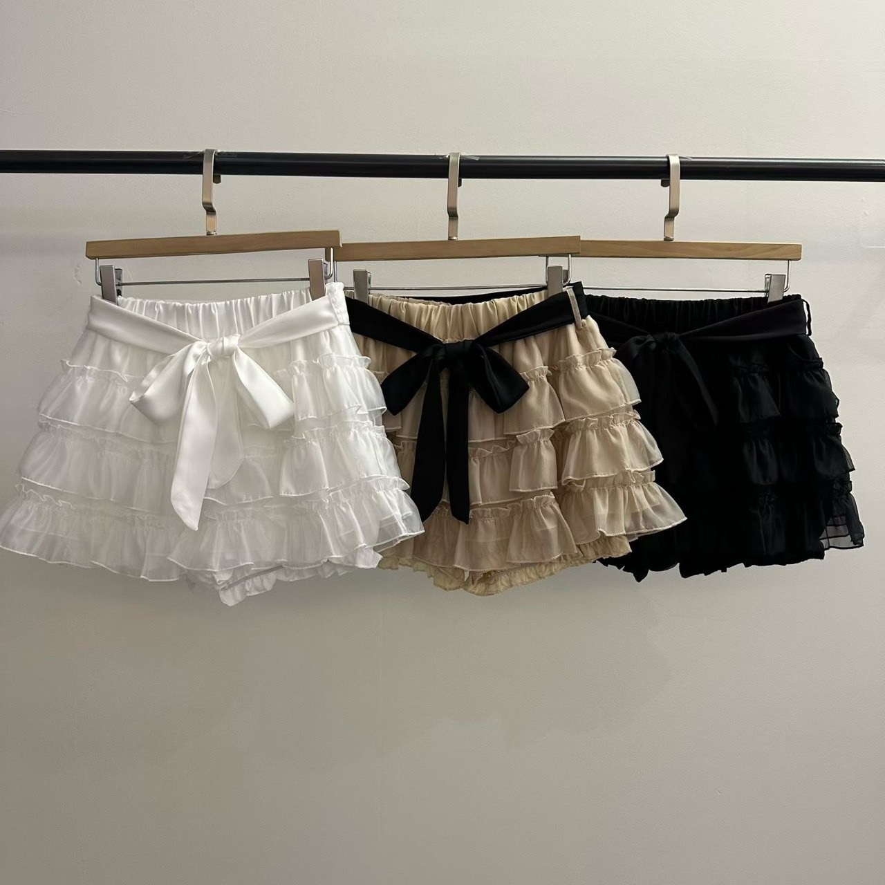 綁結蛋糕紗褲裙