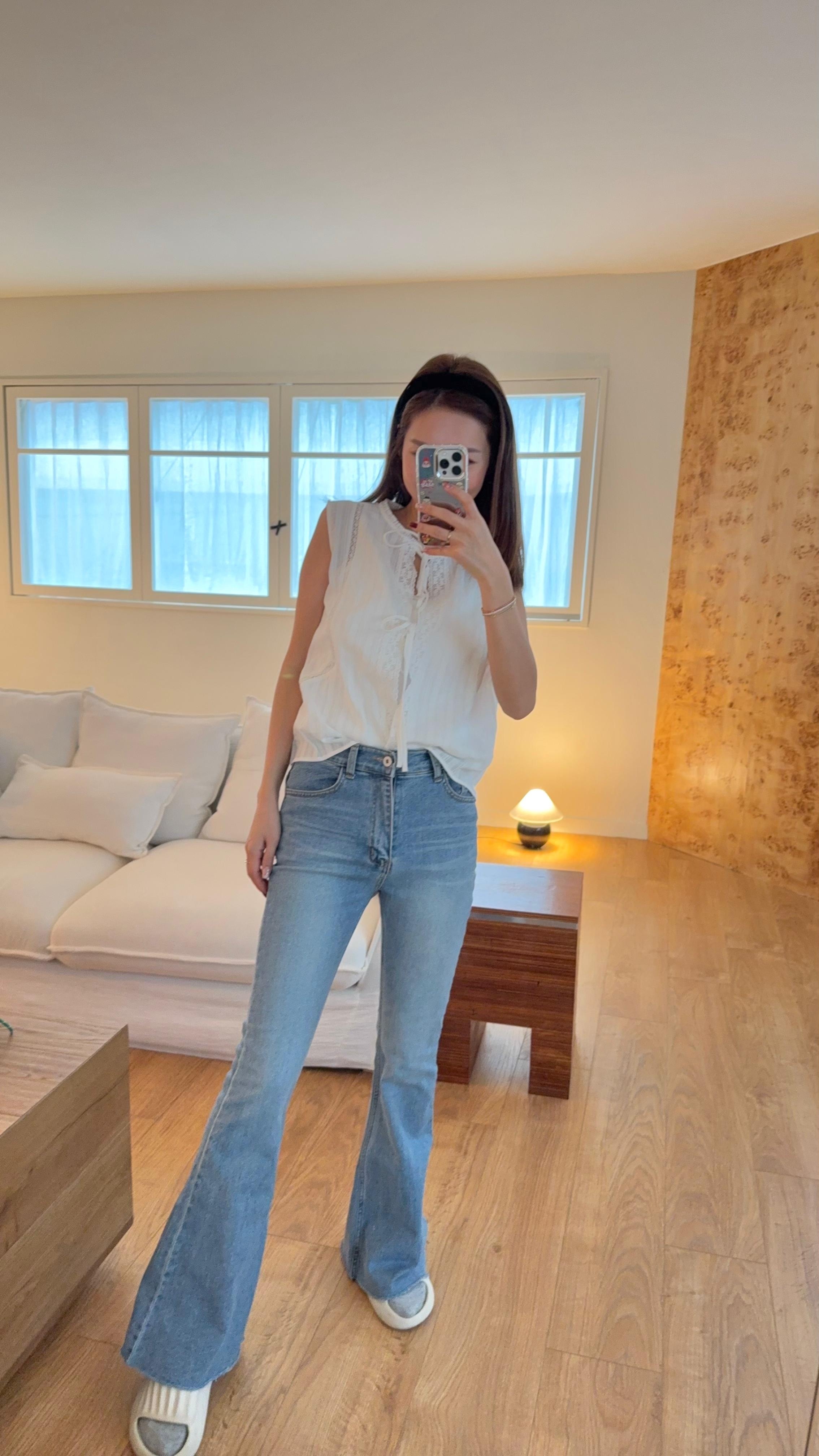 蝴蝶結通花背心