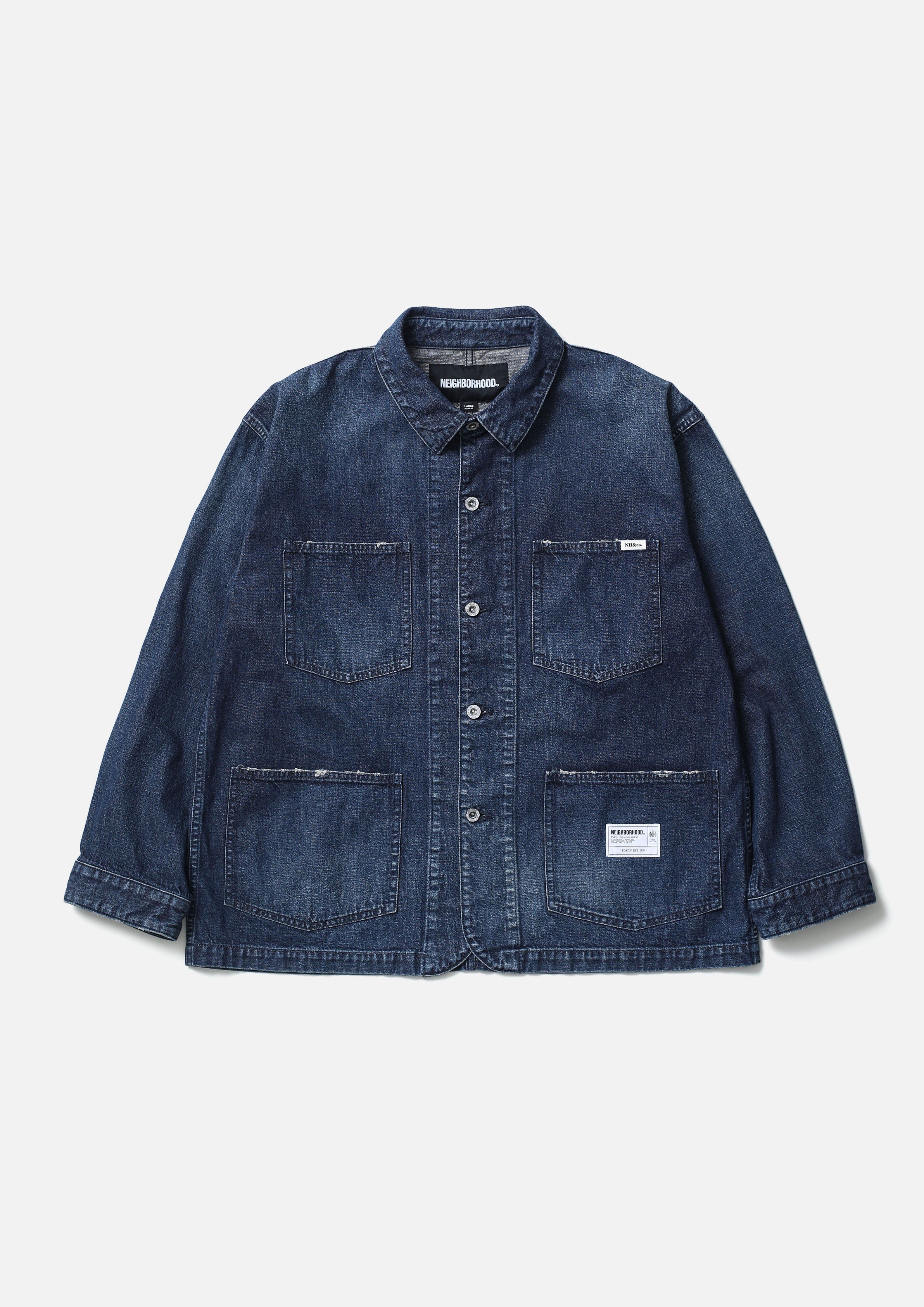 『代購商品』2026SS NEIGHBORHOOD NBHD WASHED DENIM COVERALL JACKET 外套 261SPNH-JKM03
