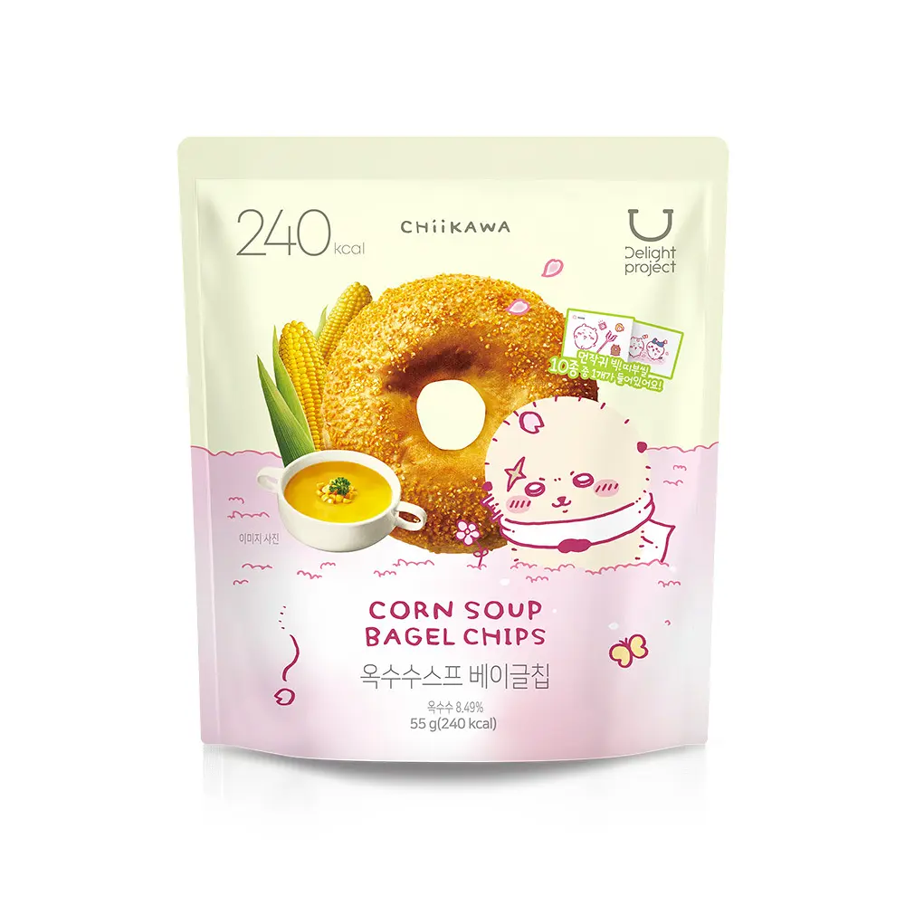 【1/3 - 7/3 韓國連線OY大促銷】Oliveyoung Delight Project x Chiikawa bagel chips 春櫻版 (附送隨機貼紙)