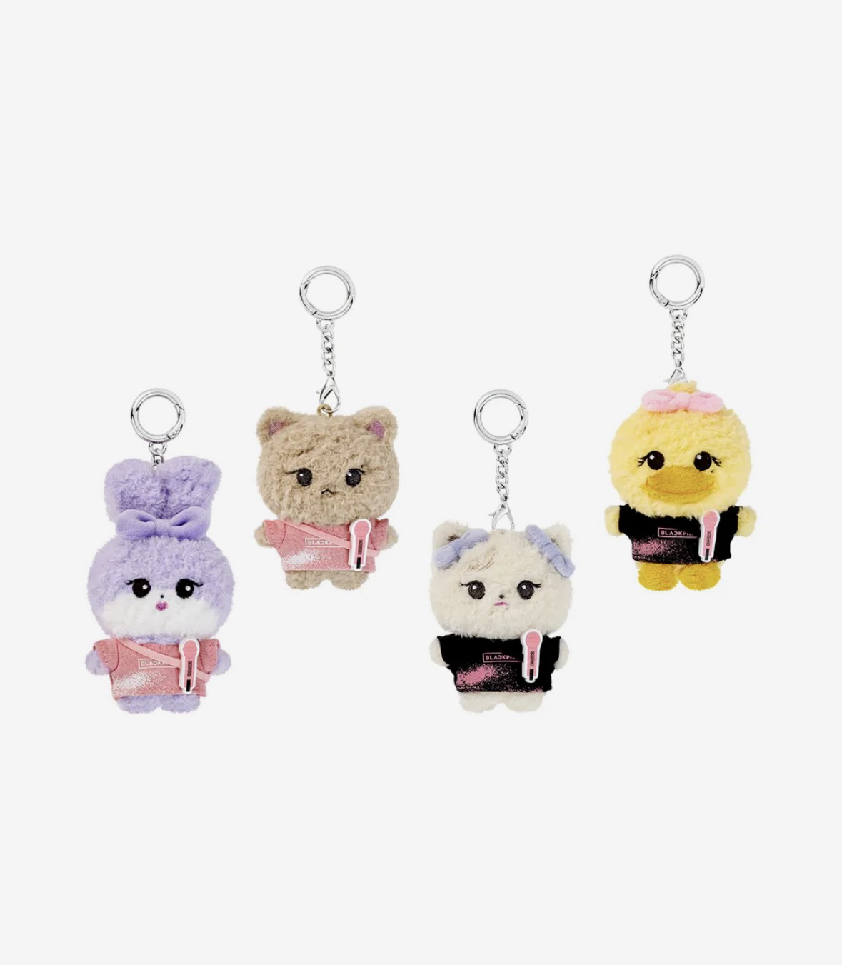 BLACKPINK角色毛絨鑰匙圈_GOYANG