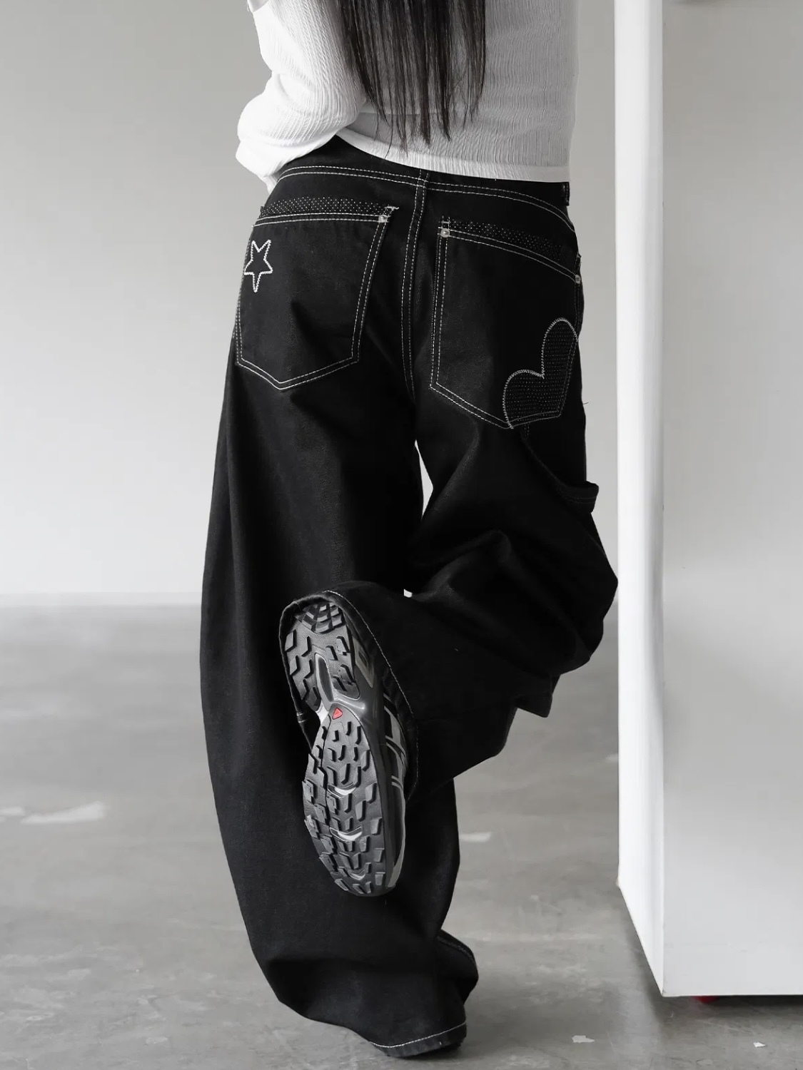 【網站限定優惠】Star Heart彎刀褲