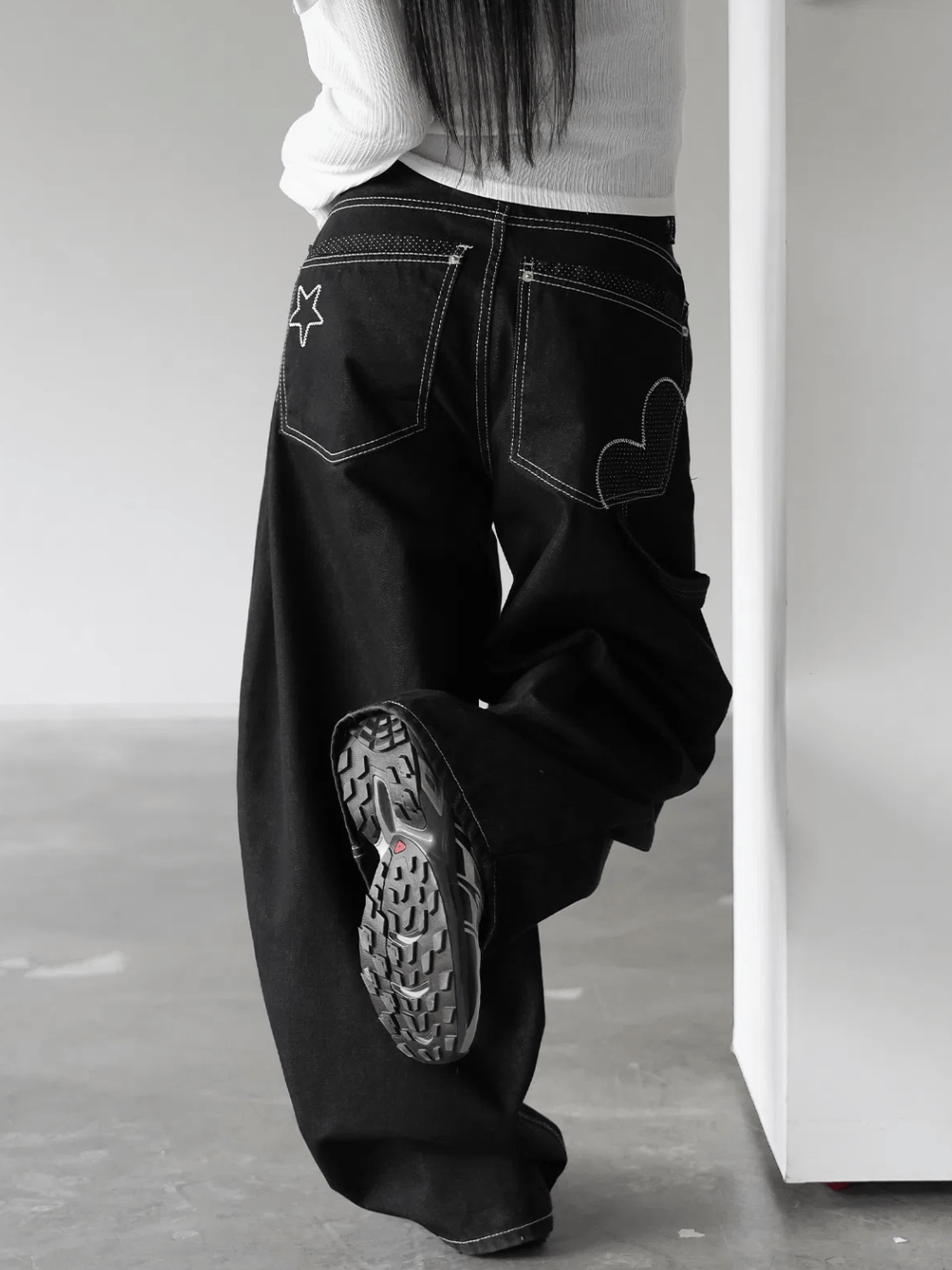 【網站限定優惠】Star Heart彎刀褲