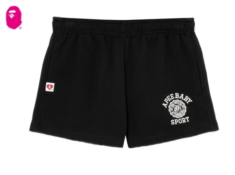 【APEE】COLLEGE EMBROIDERY SWEAT SHORTS