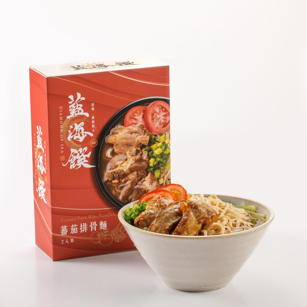 0303TW07-藍海饌-番茄排骨麵2入裝(L7)