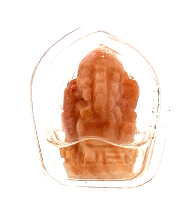 0304TW13-台灣龍宮-泰國龍宮舍利包框光明結構象神吊墜(小)（A13）