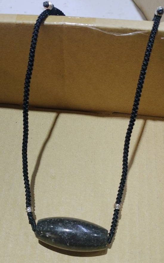 0304TW17-台灣龍宮-客製化黑核心天珠項鍊（A17）