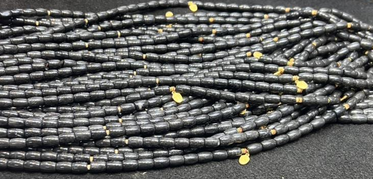 0304TW18-台灣龍宮-泰國龍宮黑核心米珠珠鍊（A18）