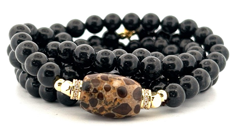 0304TW19-台灣龍宮-泰國龍宮黑核心血舍利108顆7mm（A19）