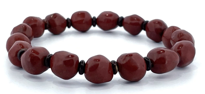 0304TW35-台灣龍宮-泰國龍宮血舍利有隔珠手珠20-24g（A35）