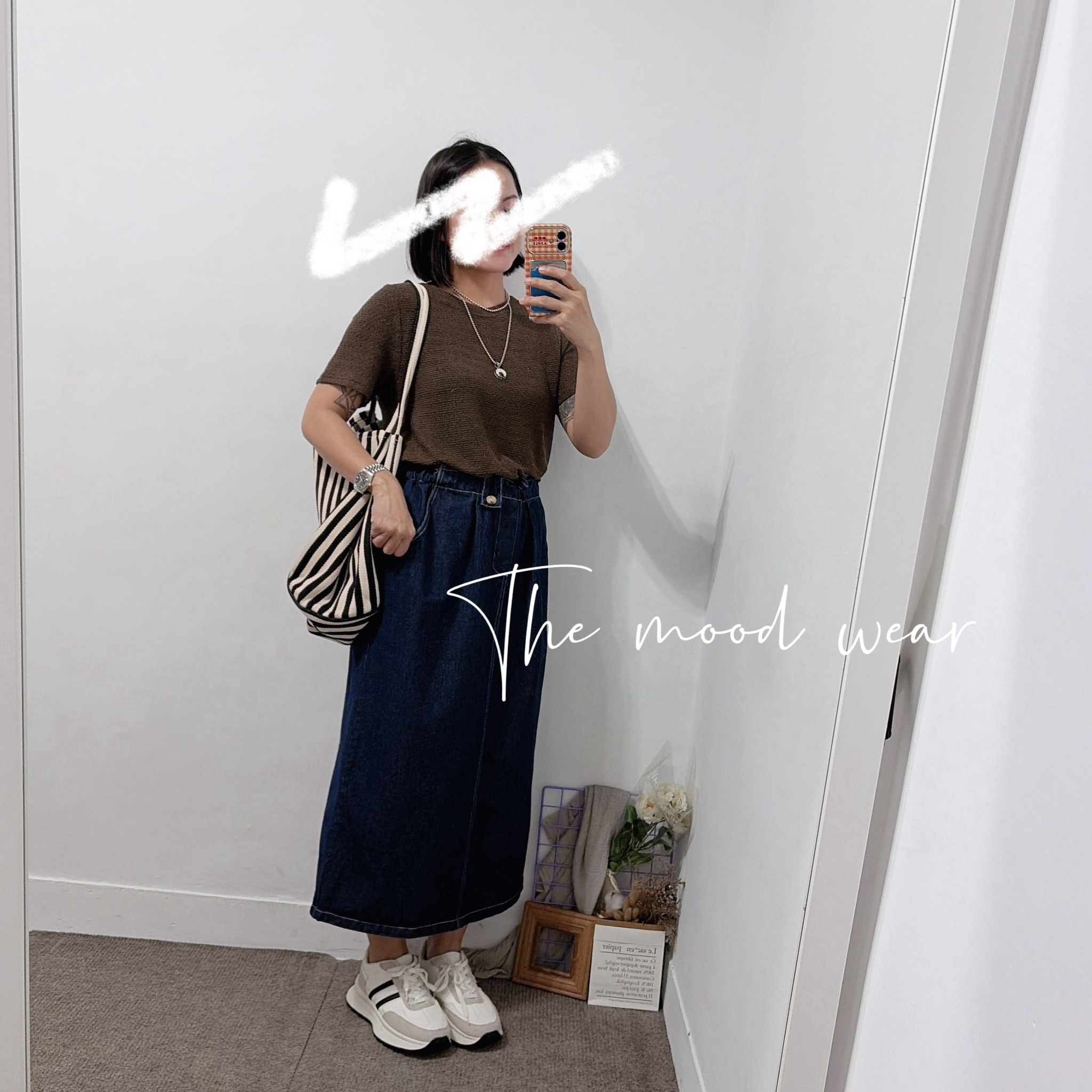 超大彈性百搭針織短袖上衣(粉/灰/咖/白)