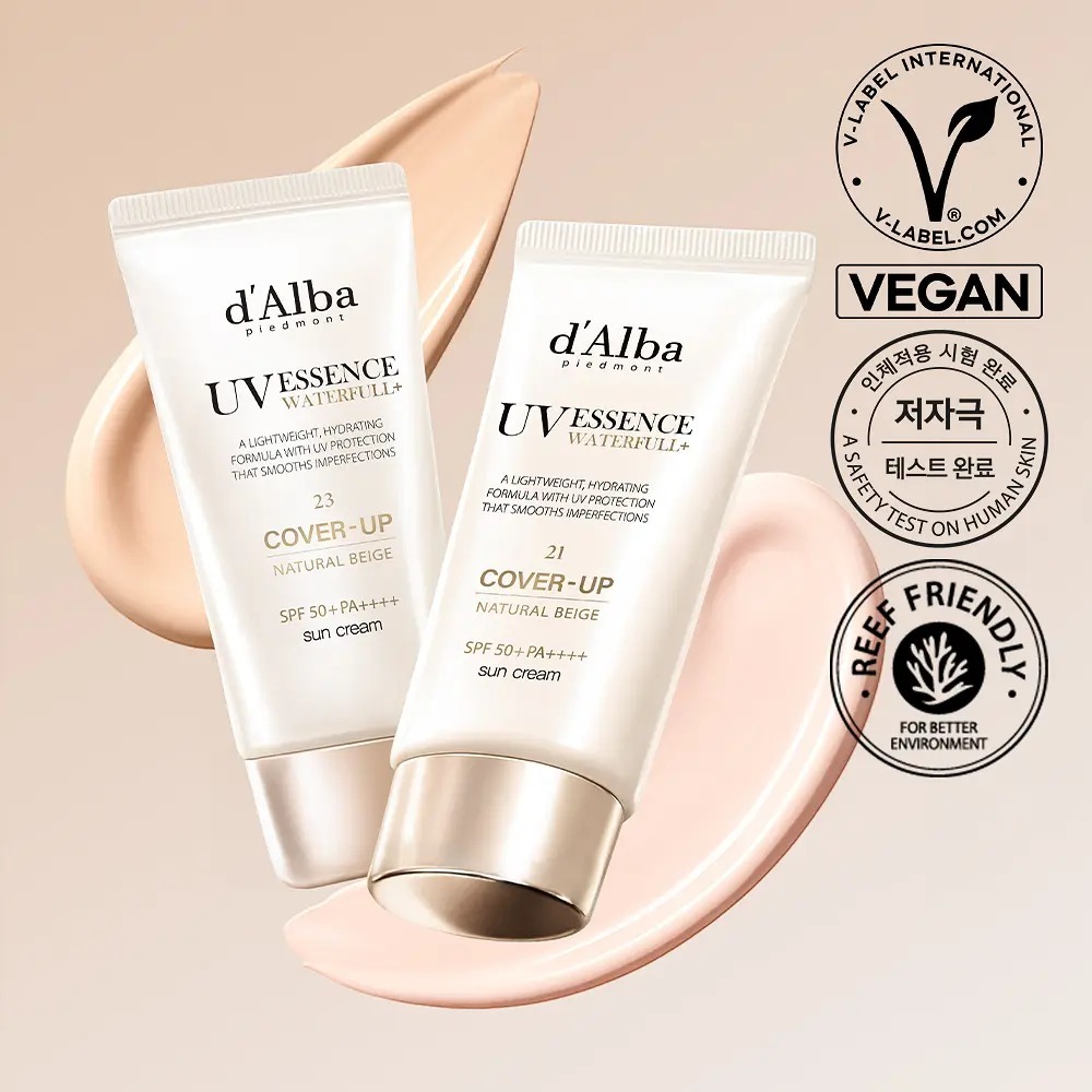 [ dAlba ] UV Essence Waterfull Cover Up Sun Cream