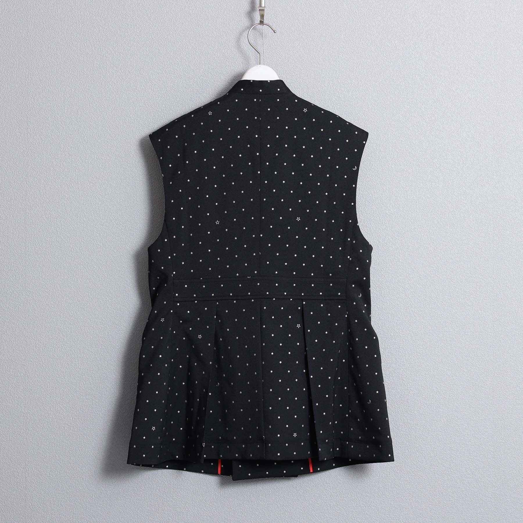 星柄輕盈設計背心（黑）