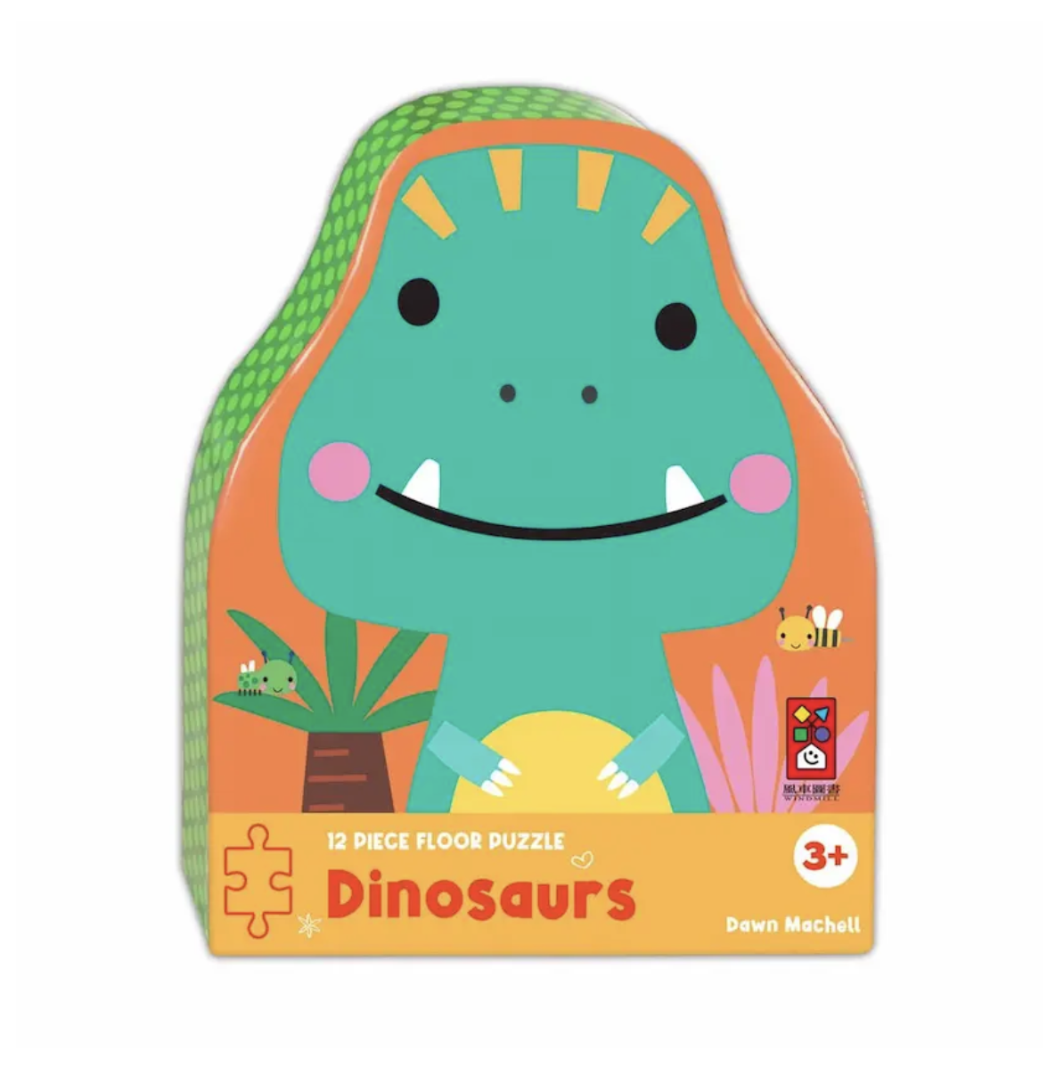 造型大片拼圖屋-恐龍