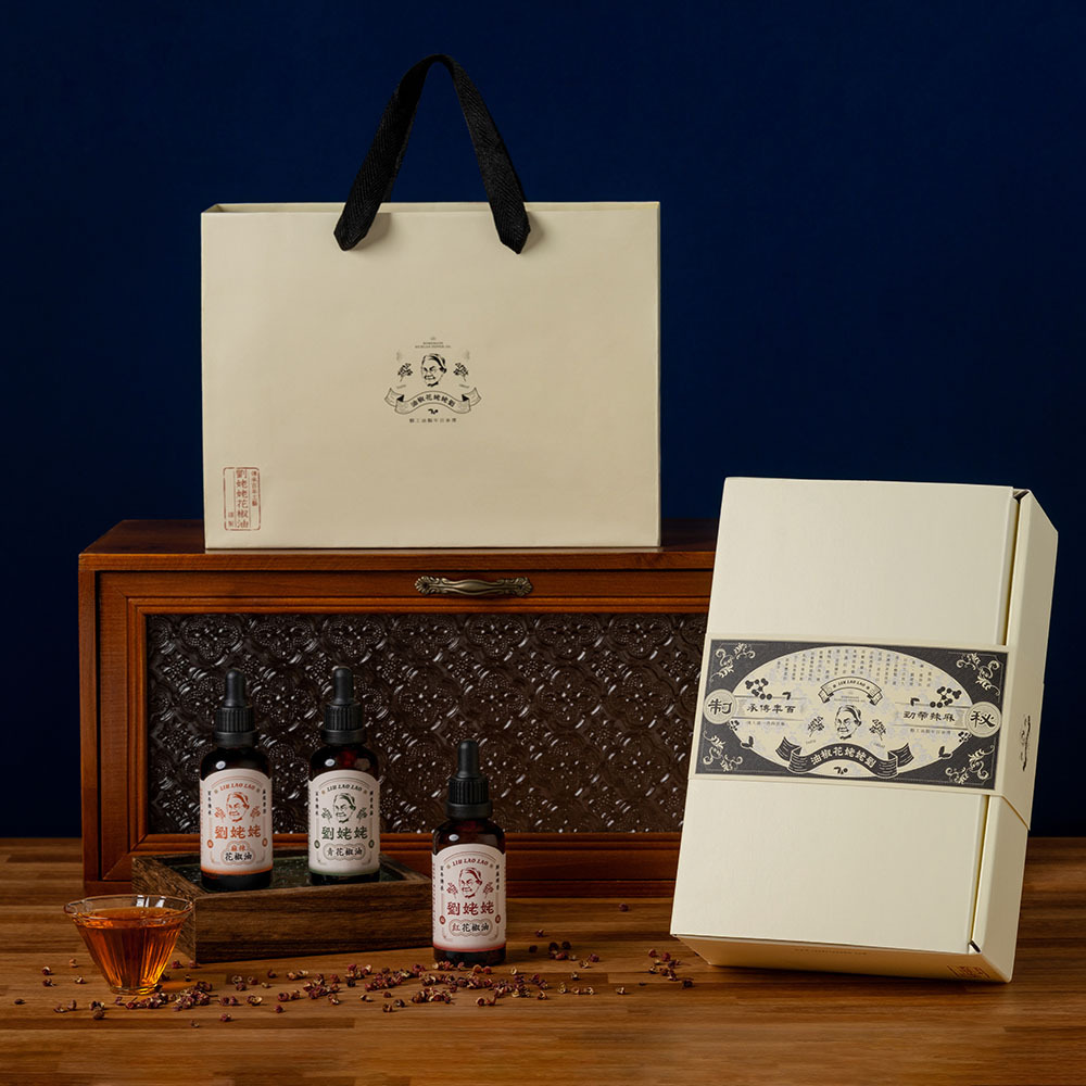 劉姥姥花椒油50ml三入組禮盒